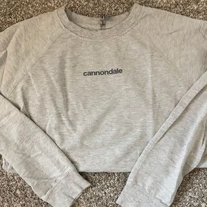 Cannondale Raglan crew sweater | heather grey